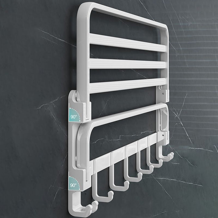 Lisslune | Modern white bathroom accessories as a single piece or in a set made of metal