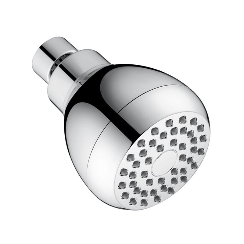 Lisslune | Silver Round Shower Head Standard Spray Pattern Wall Mounted Shower Head