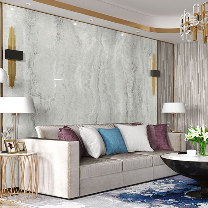 Lisslune | Modern Pearl Wall Bowl PVC Wall Access Plate Peel and Adhesion Tin Plate