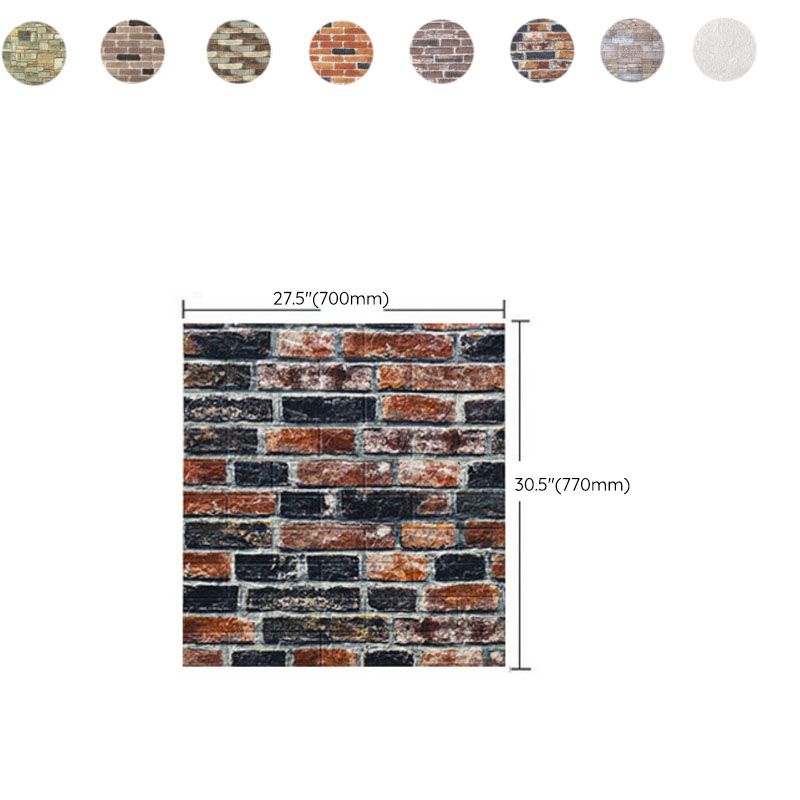 Lisslune | Industrial Wall Plank 3D Print Bathroom Living Room Wall Panels Set of 10