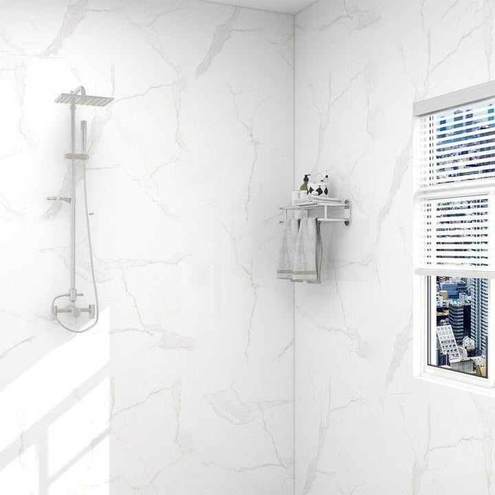 Lisslune | Rectangular PVC Field Tile 19.7" Peel and Stick Tile for Shower