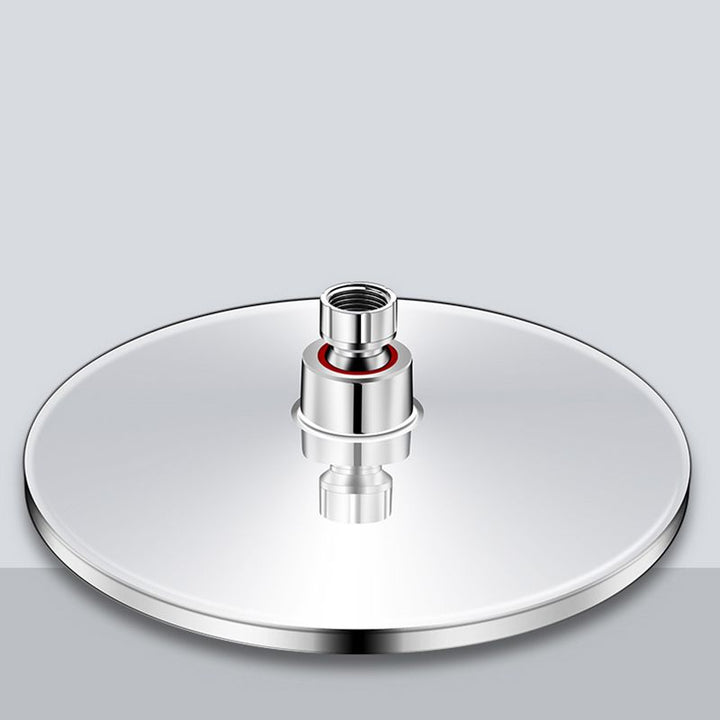 Lisslune | Contemporary Showerhead Combination Rainfall Chrome Wall Mount Showerhead