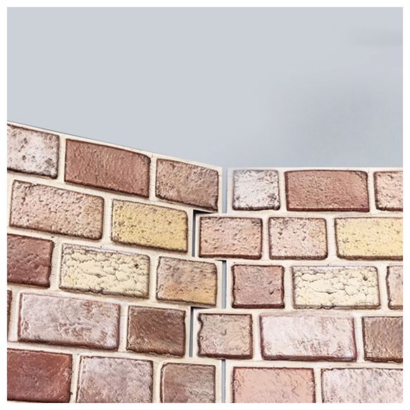 Lisslune | Artificial Brick Panel Wall Farmhouse Style Simple Living Room Wall Panel (5-Pack)