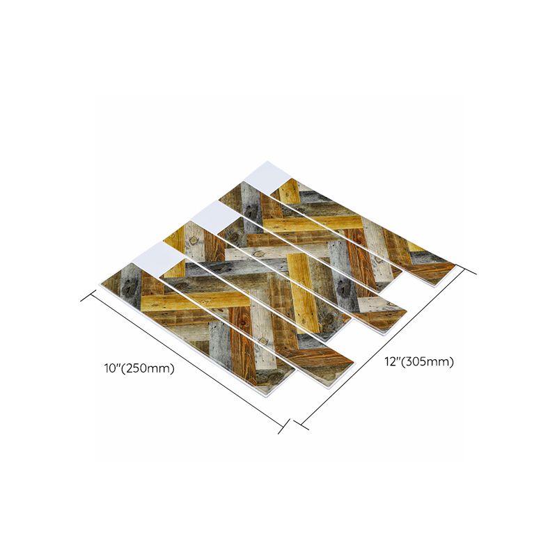 Lisslune | Plastic Peel & Stick Subway Tile Modern Simple Subway Tile Wallpaper