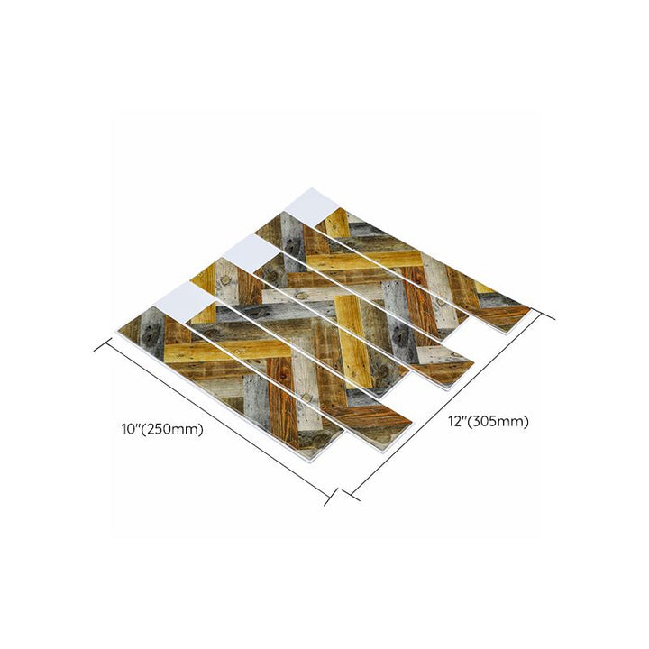 Lisslune | Plastic Peel & Stick Subway Tile Modern Simple Subway Tile Wallpaper