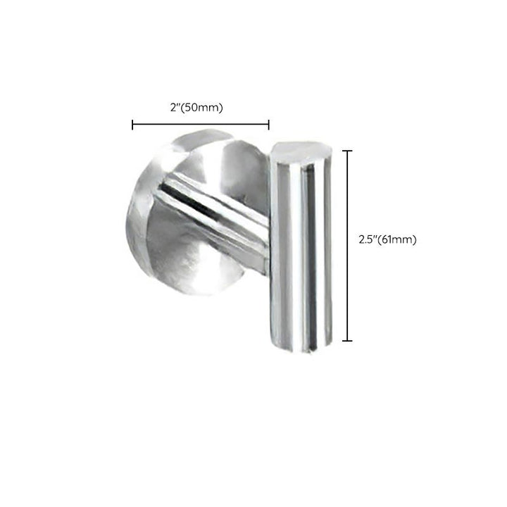 Lisslune | Metal Simple Bathroom Accessories as a Single Piece or in a Set in Silver