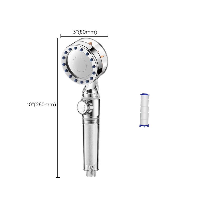 Lisslune | Contemporary Handheld Supercharged Showerhead Round Turbo Spray Head