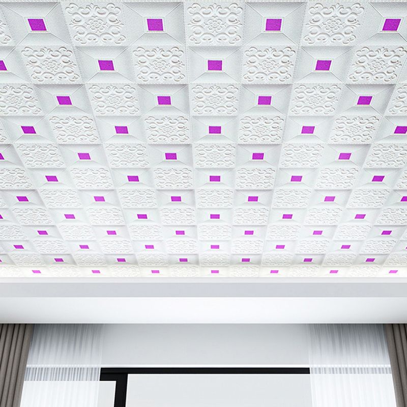 Lisslune | Wall Ceiling Glam Peel and Stick Waterproof Synthetic Brick Living Room Wall Panel (10-Pack)