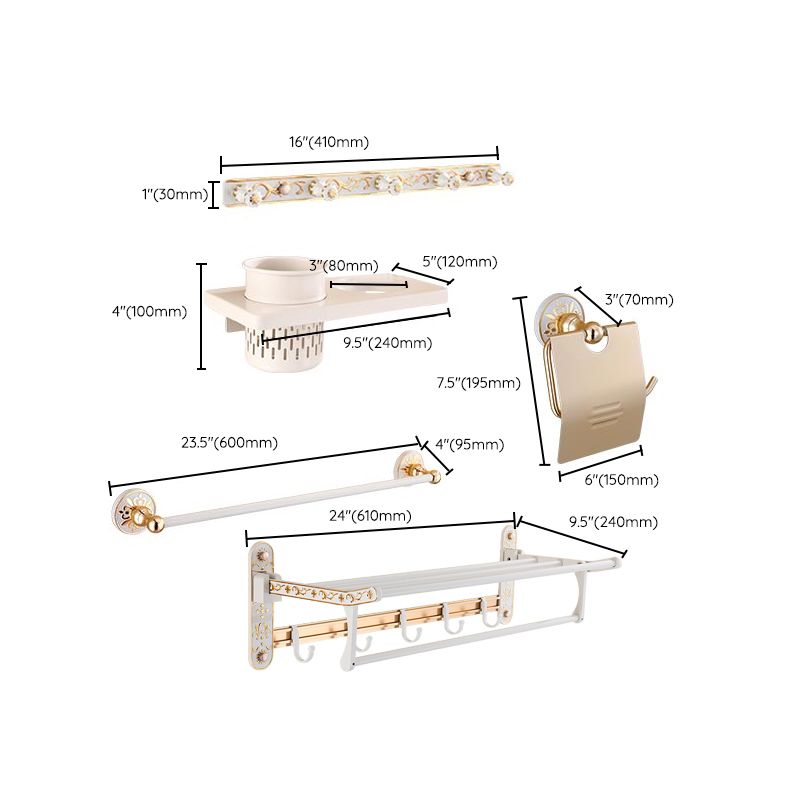 Lisslune | Traditional Metal Bathroom Accessories As Individual Piece Or As Set