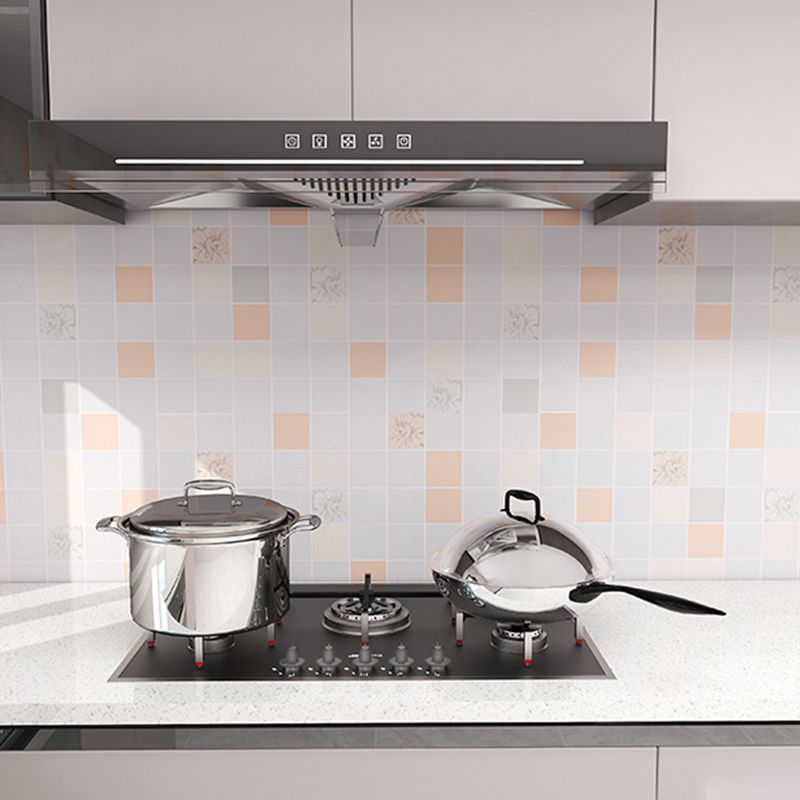 Lisslune | Modern Peel and Stick Wallpaper Smooth Removable and Adhesive Background Tiles for the Kitchen