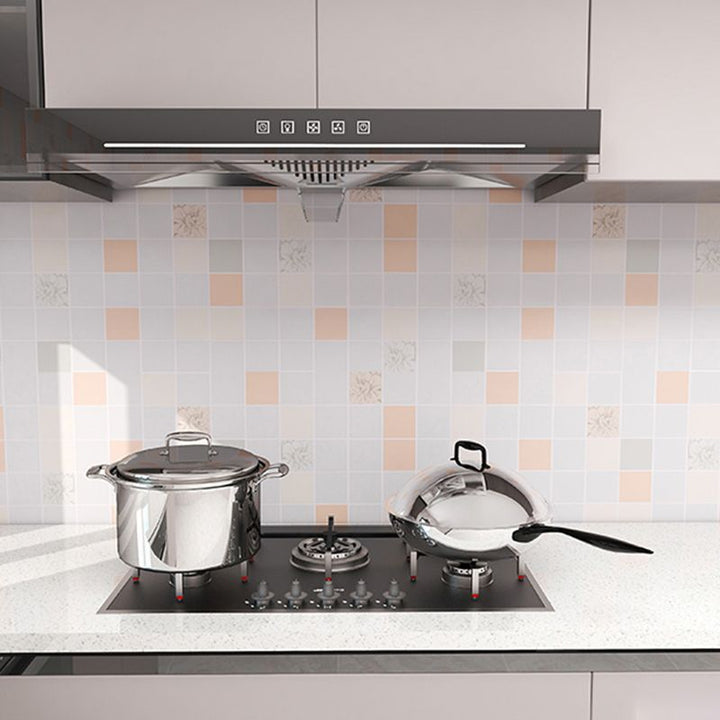 Lisslune | Modern Peel and Stick Wallpaper Smooth Removable and Adhesive Background Tiles for the Kitchen