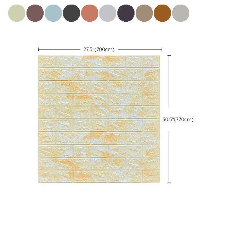 Lisslune | Farmhouse Wall Panel 3D Brick Bedroom and Living Room Wall Panels Set of 2