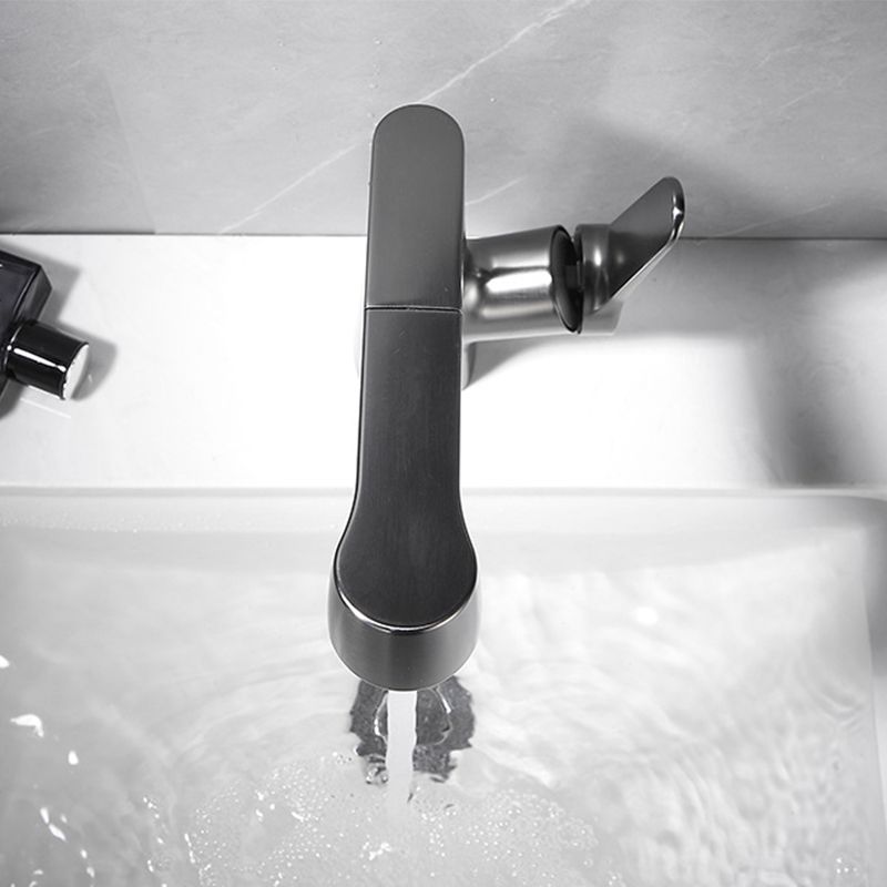 Lisslune | Extendable Vessel Water Tap Modern Sink Faucet with a Lever Handle