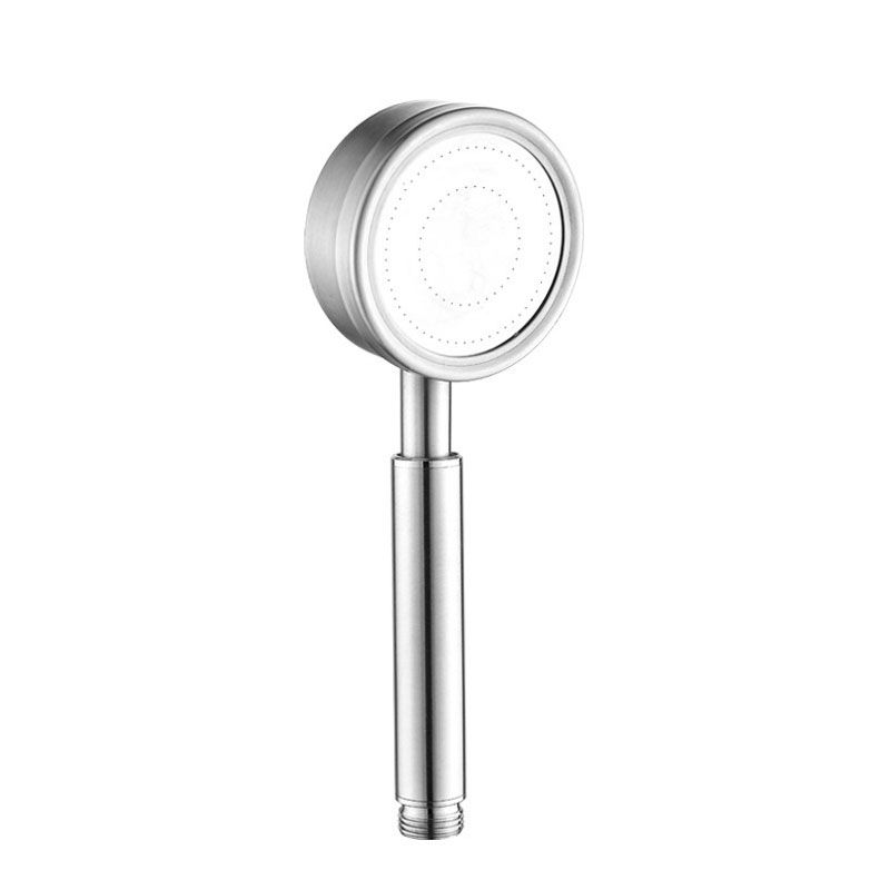 Lisslune | Classic Shower Head Round Metal Handheld Shower Head in Silver