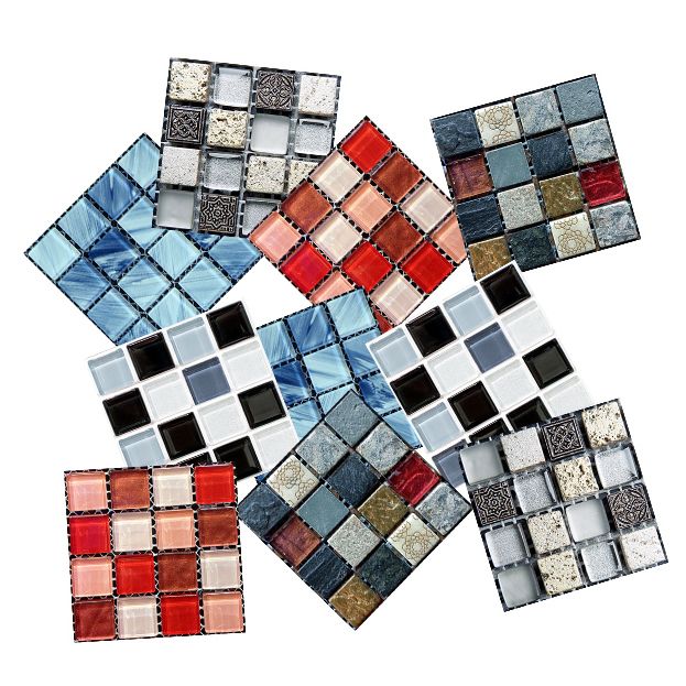 Lisslune | Mosaic tile for stripping and gluing tile mirror kitchen removable wall tile