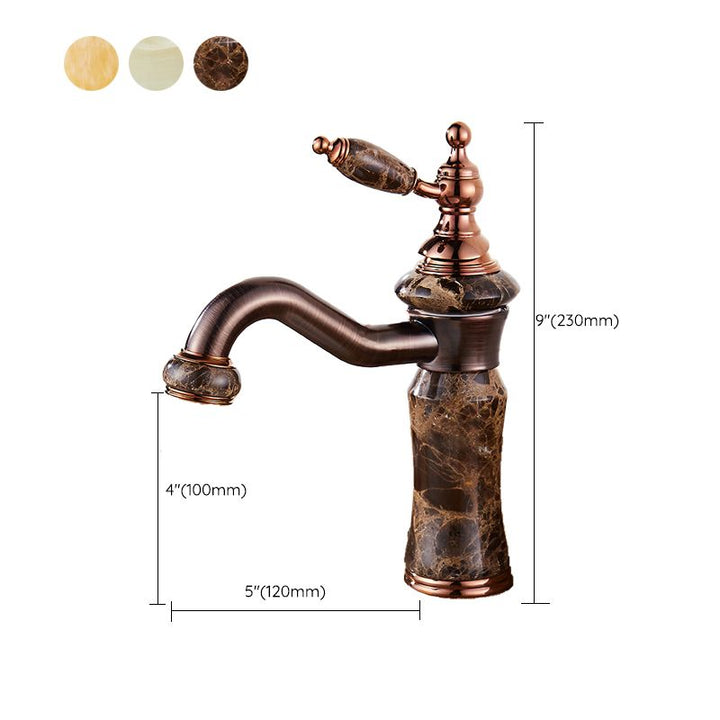 Lisslune | Luxury Ship Basin Faucet Lever Handle Round Ship Basin Bathroom Faucet