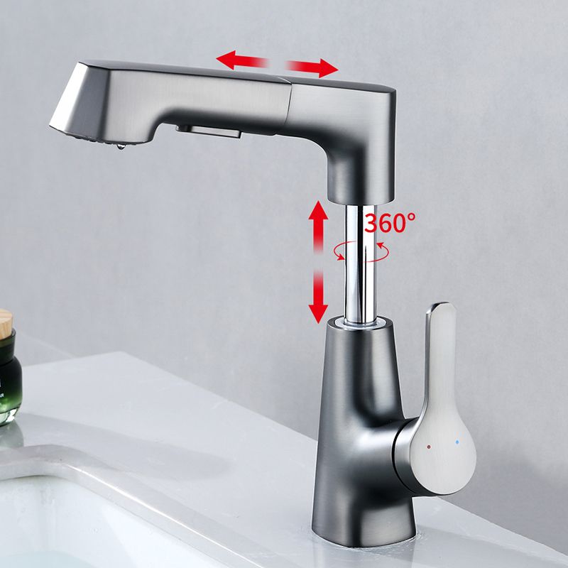 Lisslune | Modern Faucet Solid Copper Centerset Bathroom Faucet