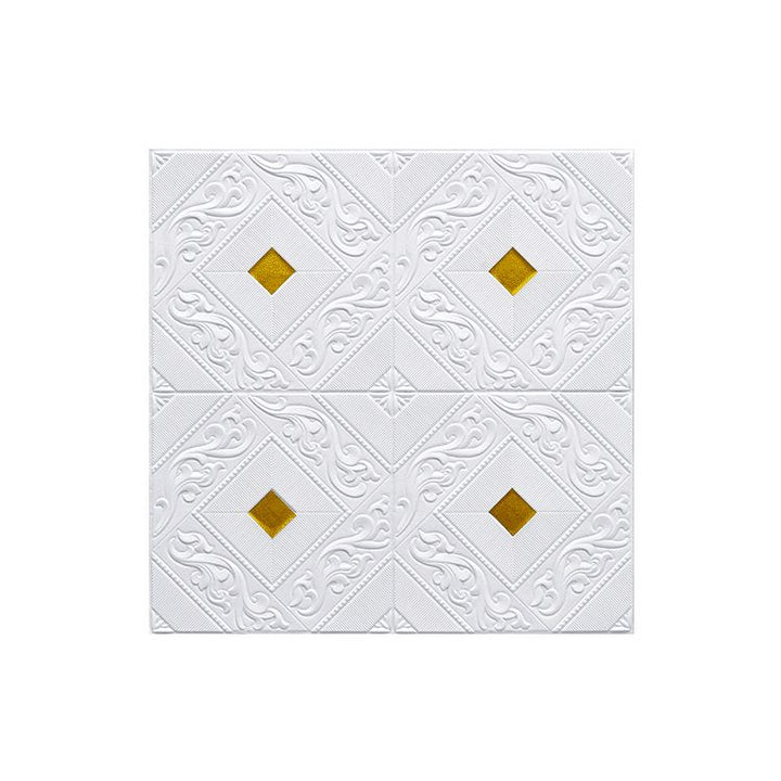 Lisslune | Modern Tin Backsplash Cover Three-Dimensional Printing Wall Ceiling Panel