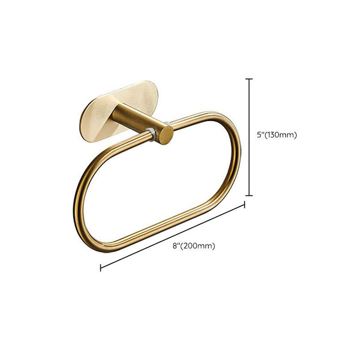 Lisslune | Modern Simple Metal Bathroom Accessories as Single Item or in Set in Gold