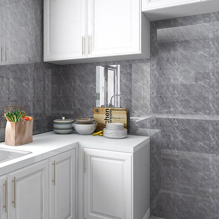 Lisslune | PVC Peel/Stick Wall Tile Rectangular Peel and Stick Wall Tile