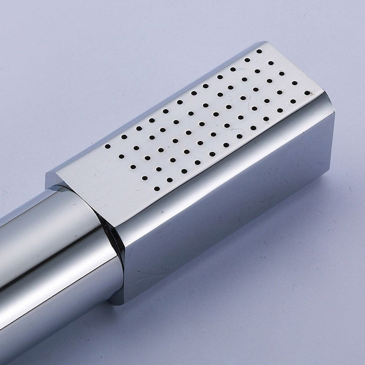 Lisslune | Simple Handheld Shower Head Square 304 Stainless Steel Shower Head