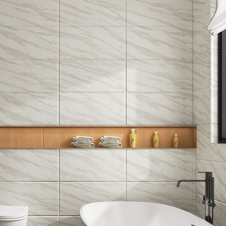 Lisslune | Marbled scratch-resistant PVC tile Peel and stick tile for backsplash wall