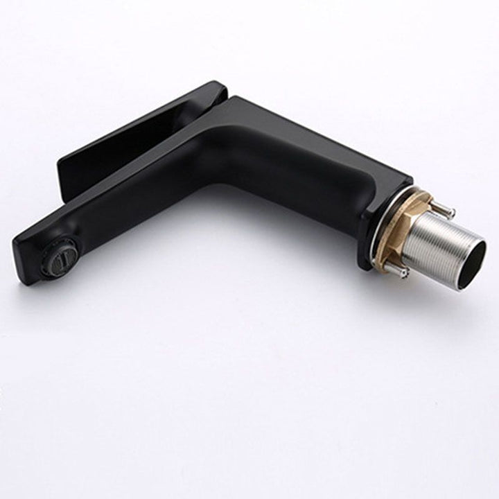 Lisslune | Modern Basin Mixer Lever Handle Copper Low Arc Basin Mixer