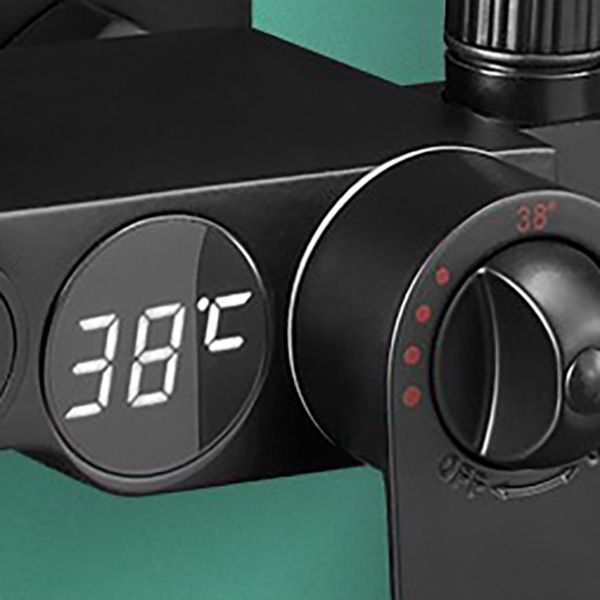 Lisslune | Modern adjustable water flow shower faucet shower hose shower system on the wall