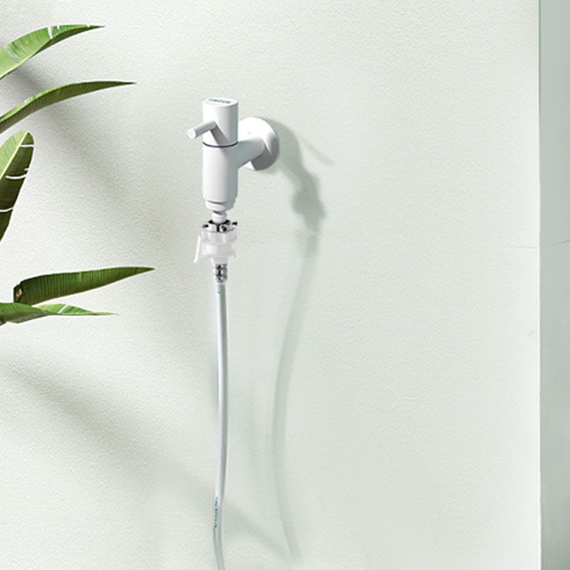 Lisslune | Contemporary Wall-Mounted Bathroom Faucet One Hole Solid Brass Round Faucet