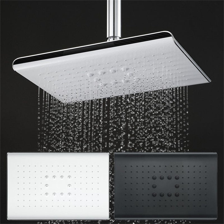 Lisslune | Rectangular Fixed Shower Head Traditional Ceiling Mounted Shower Head