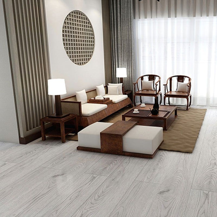 Lisslune | Modern Interior Floor Covering Wood Look Peel and Stick Rectangular Flooring Vinyl