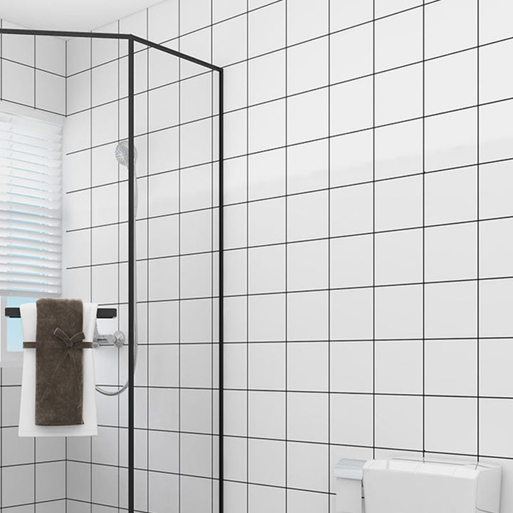 Lisslune | Grid Mosaic Peel & Stick Tile Waterproof Wallpaper for Back Wall