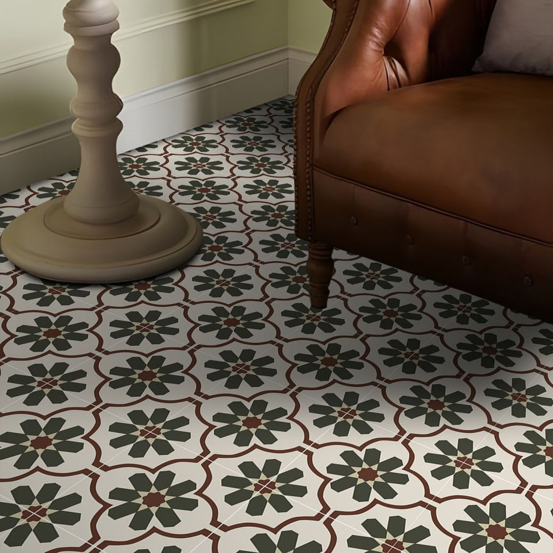 Lisslune | Single Tile Wallpaper Square PVC Peel & Stick Field Tile with Waterproof