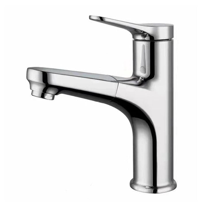Lisslune | Contemporary Style Centerset Water Faucets Bathroom Fixtures with Lever Handle