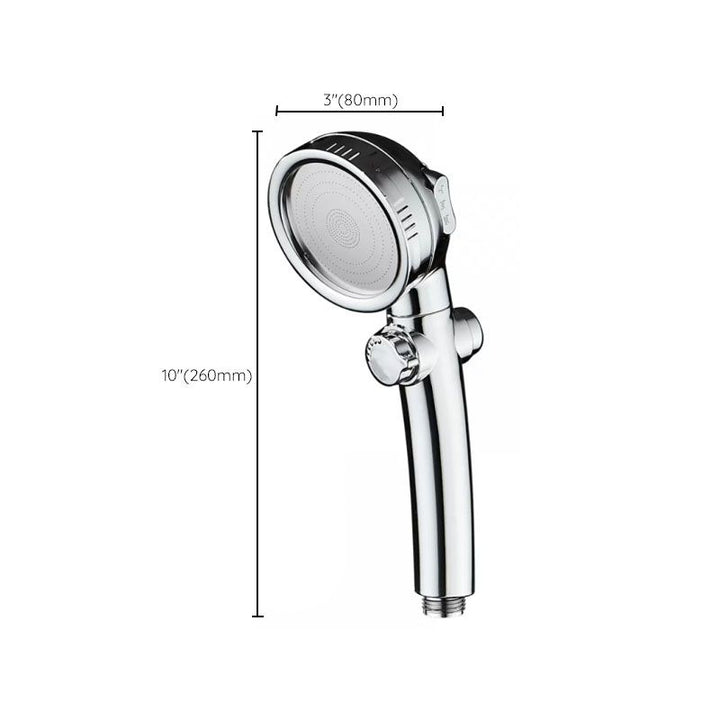 Lisslune | Super high pressure shower head 3 spray adjustable water flow round shower head