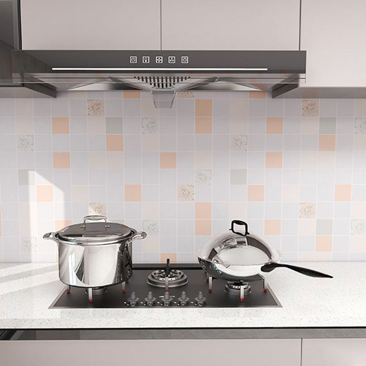Lisslune | Waterproof kitchen back wall mosaic tiles Smooth peeling and sticking wall tiles