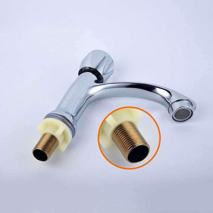Lisslune | Modern Vessel Faucet Stainless Steel Low Arc Sink Faucet