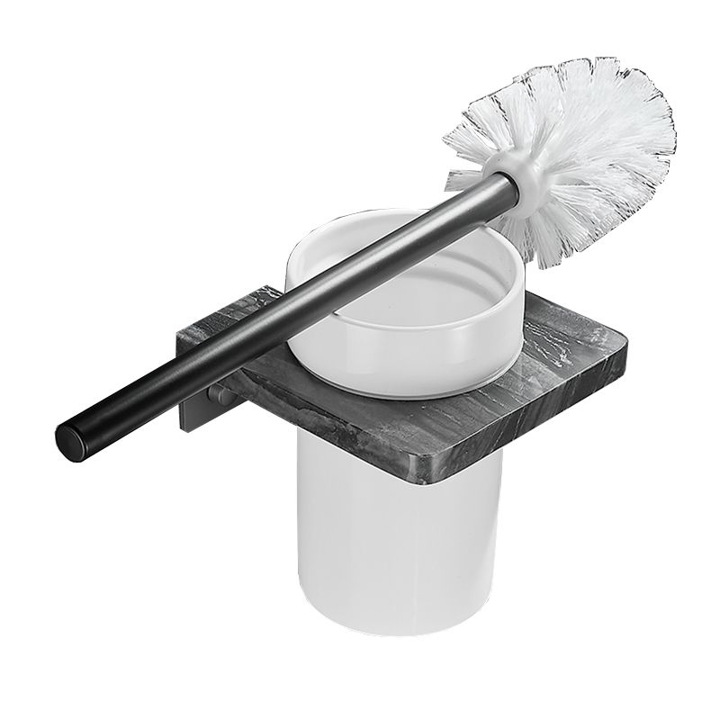 Lisslune | Metal and Marble Bathroom Accessories as a Single Item or as a Set in Black