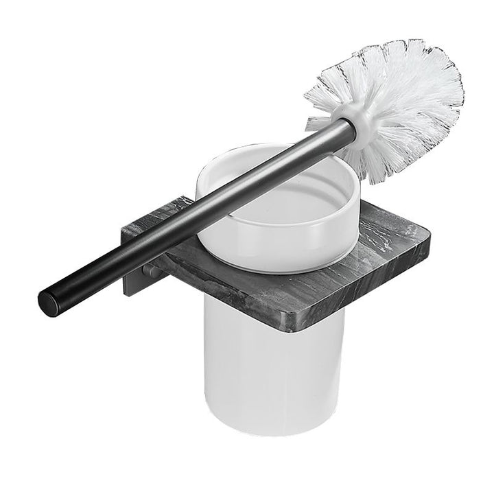 Lisslune | Metal and Marble Bathroom Accessories as a Single Item or as a Set in Black