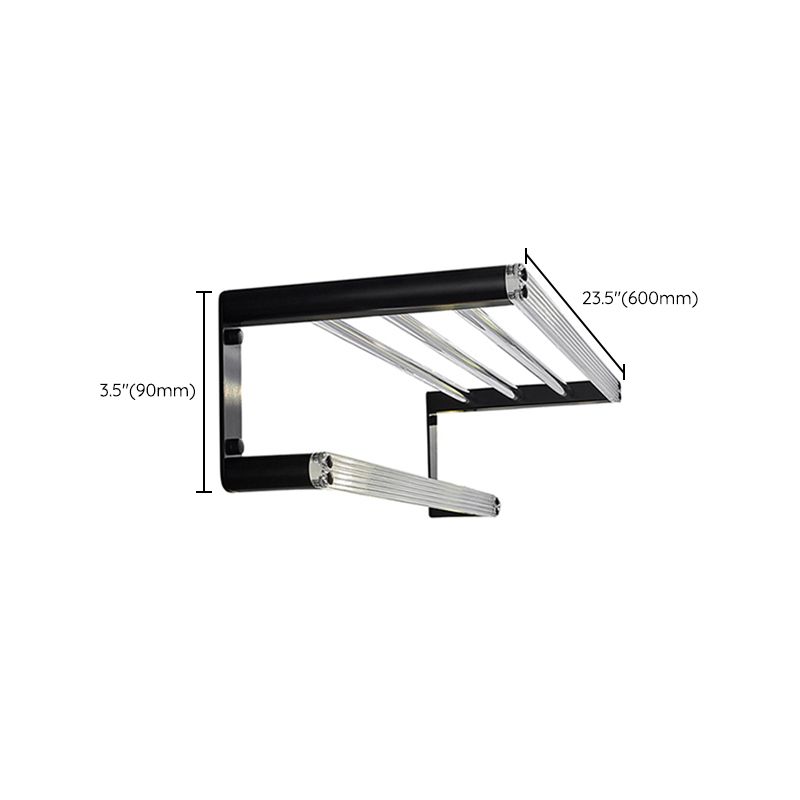 Lisslune | Modern Bathroom Accessory Set Shelf/Towel Holder & Bathrobe Hook included
