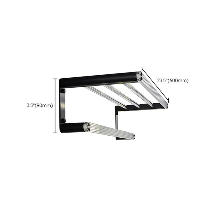 Lisslune | Modern Bathroom Accessory Set Shelf/Towel Holder & Bathrobe Hook included