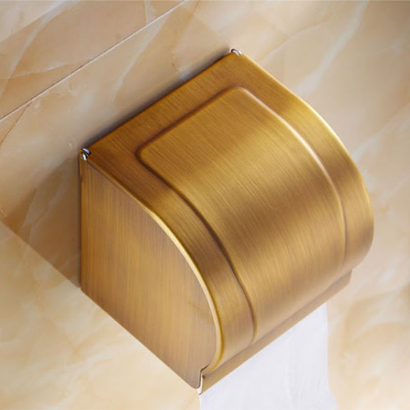 Lisslune | Traditional Brass Bathroom Accessory Set Brushed Bronze Bathroom Set