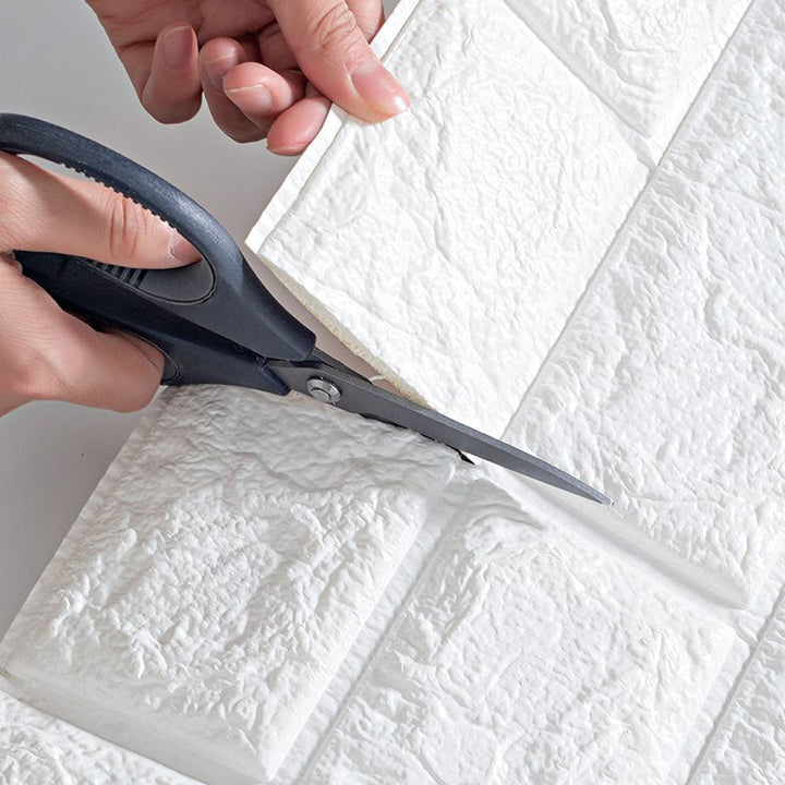 Lisslune | Modern Panel PVC 3D-embossed Self-adhesive Waterproof Interior Cladding