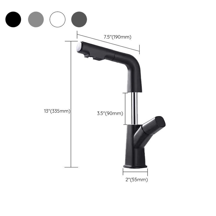 Lisslune | Widespread Basin Faucet Modern Tap with Single Lever