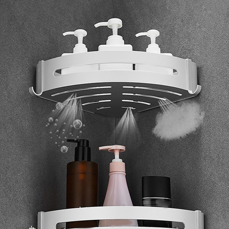 Lisslune | Contemporary Metal Bathroom Accessories Hardware Set with Bathroom Shelf