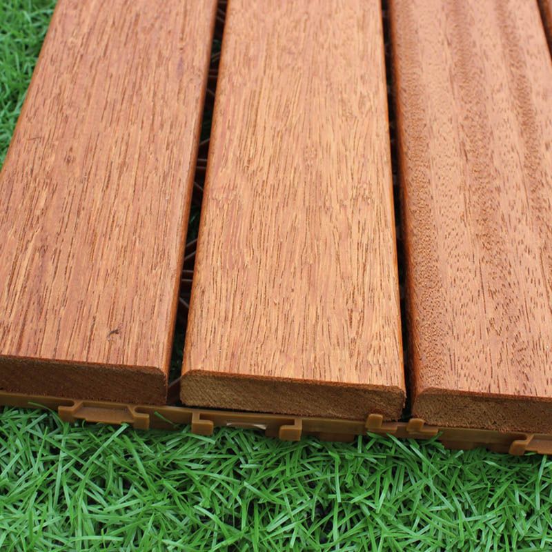 Lisslune | Classic Terrace Decking Natural Wood Waterproof Smooth Outdoor Flooring