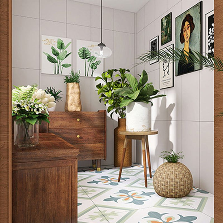 Lisslune | Modern Style Rectangle PVC Flooring Stone Look Peel and Stick Vinyl Flooring