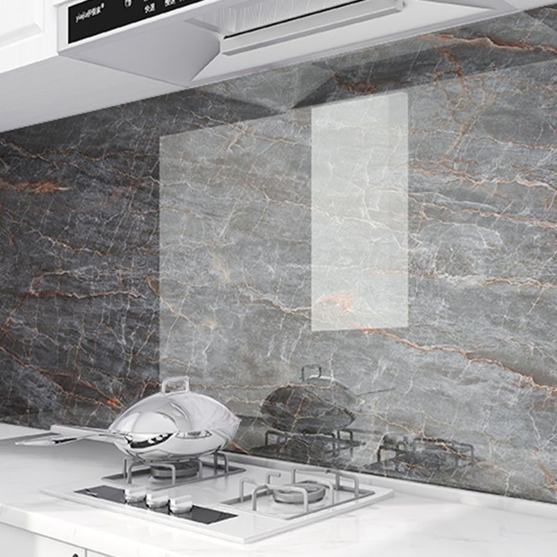 Lisslune | 23.6" Rectangular Single Plate PVC Peel and Stick Tile for the Kitchen