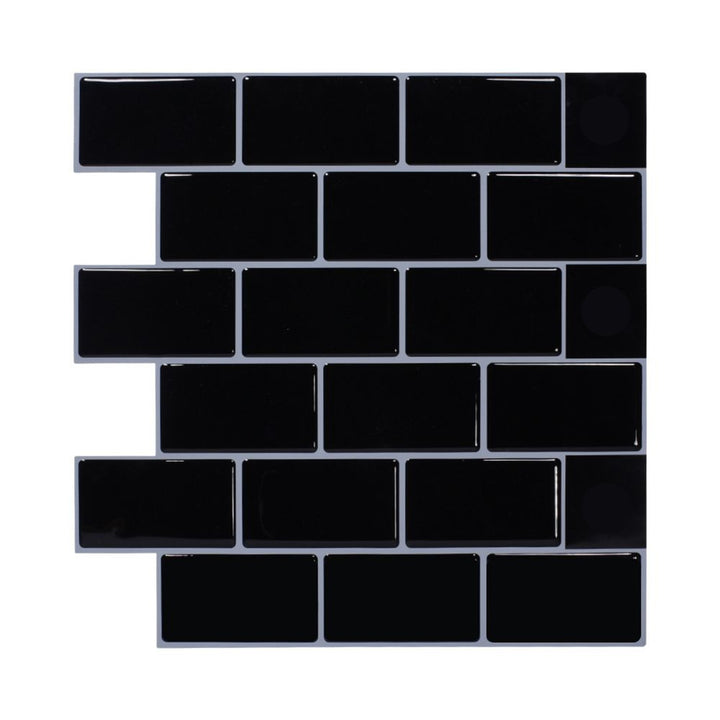 Lisslune | Modern Tile Peel & Stick PVC Rectangular Subway Tile Peel and Stick Wall Tile