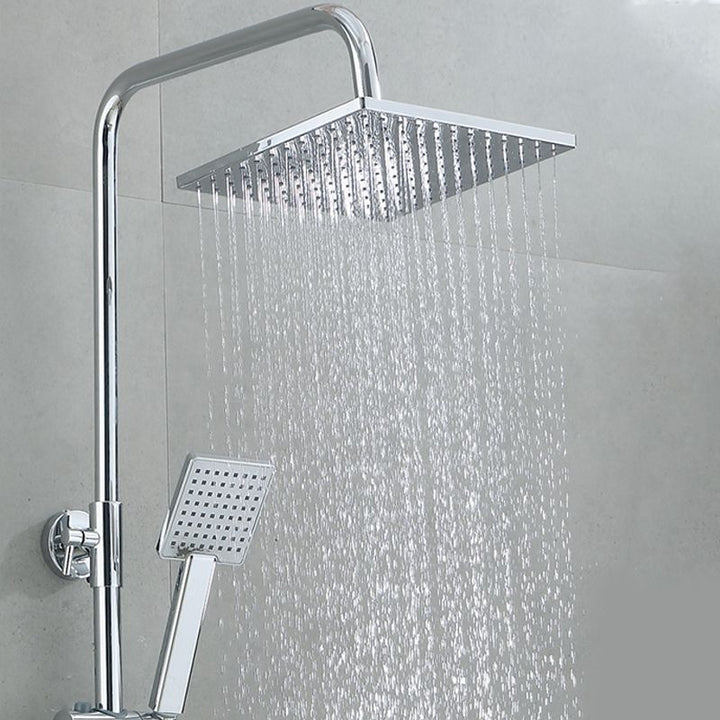 Lisslune | Square Shower Head Combo Large Shower Head with Hand Shower